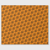 Schale (orange) - Umschlagpapier Geschenkpapier (Flach)
