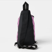 Schale (rosa) - Beutel Crossbody Bag (Rückseite)