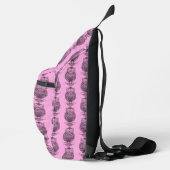 Schale (rosa) - Beutel Crossbody Bag (Rechts)