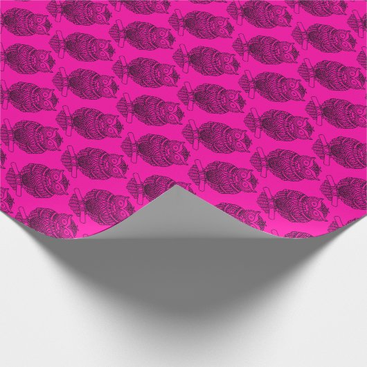 Schale (rosa) - Umhüllungspapier Geschenkpapier (Ecke)