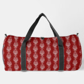 Schale (rot) - Beutel Duffle Bag (Rückseite)