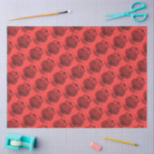 Schale (rot) - Gewebepapier Seidenpapier (Basteln)