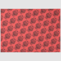 Schale (rot) - Gewebepapier