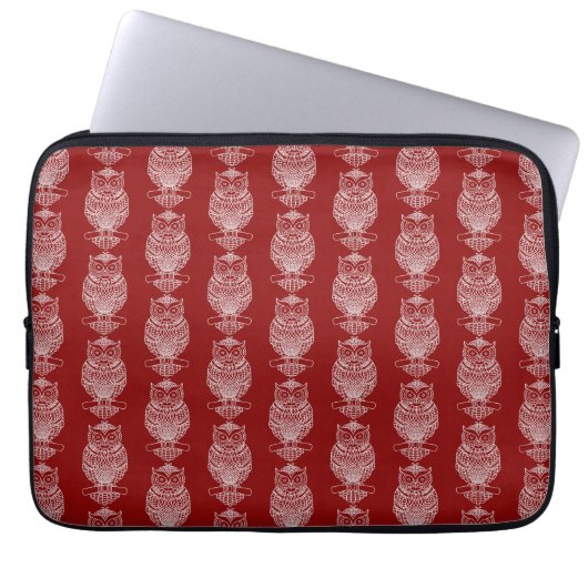 Schale (rot) - Laptop-Sieb Laptopschutzhülle (Vorderseite)