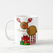 Schale-Rudolph das rote Nasen-Ren Kaffeetasse (Links)
