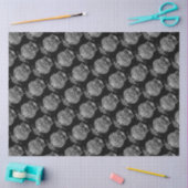 Schale (schwarz) - Gewebepapier Seidenpapier (Basteln)