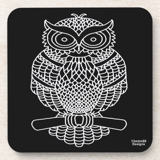 Schale (schwarz) - Kunststoff-Untersetzer Getränkeuntersetzer (Vorderseite)