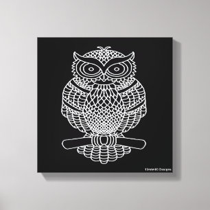 Schale (schwarz) - Leinwand