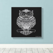 Schale (schwarz) - Leinwand (Insitu (Holzboden))