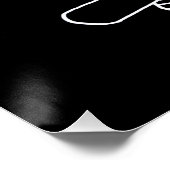 Schale (schwarz) - Plakatwerbung Poster (Ecke)