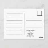 Schale (schwarz) - Postkarte (Rückseite)