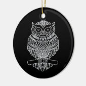 Schale (schwarz rund) - Keramik Ornament (Links)