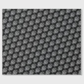 Schale (schwarz) - Umschlagpapier Geschenkpapier (Flach)