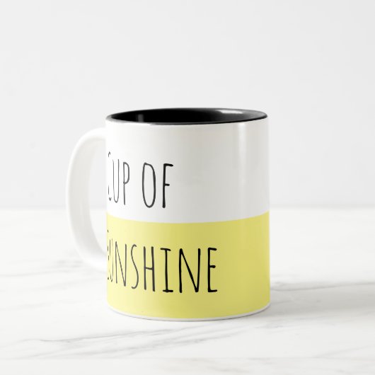 Schale Sonnenschein Zweifarbige Tasse (Vorderseite Links)