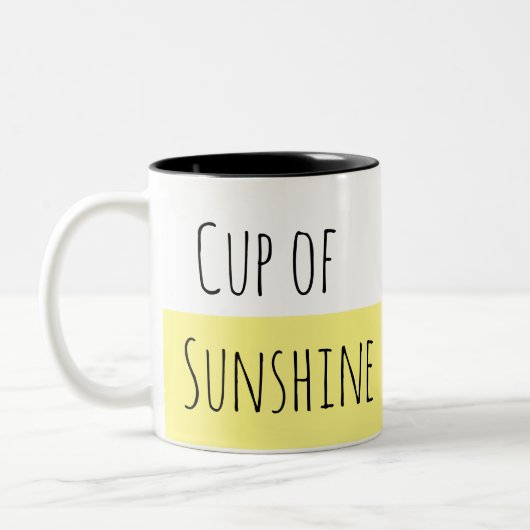 Schale Sonnenschein Zweifarbige Tasse (Links)
