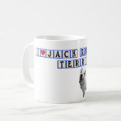 SCHALE/TASSE - JACK-RUSSELL-TERRIER I-LIEBE-(HERZ) KAFFEETASSE (Vorderseite Links)