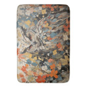 Schale und Blume in Frühlingsgemälden Badematte (Vorderseite Vertikal)