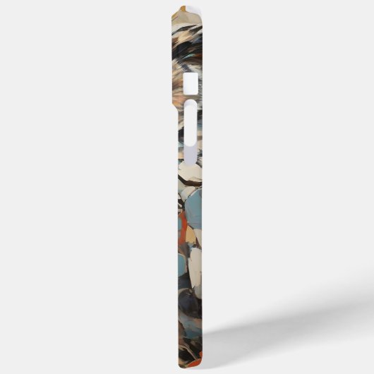 Schale und Blume in Frühlingsgemälden Case-Mate iPhone Hülle (Rückseite / Links)