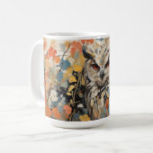 Schale und Blume in Frühlingsgemälden Kaffeetasse (Vorderseite Links)