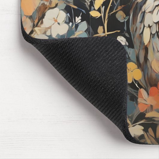 Schale und Blume in Frühlingsgemälden Mousepad (Ecke)