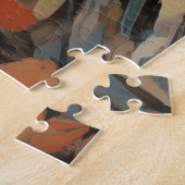 Schale und Blume in Frühlingsgemälden Puzzle (Seite)