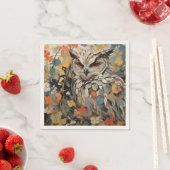Schale und Blume in Frühlingsgemälden Serviette (Beispiel)