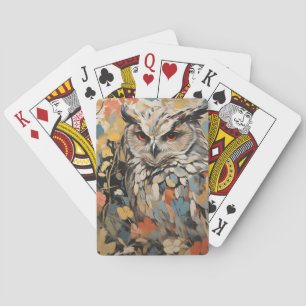 Schale und Blume in Frühlingsgemälden Spielkarten