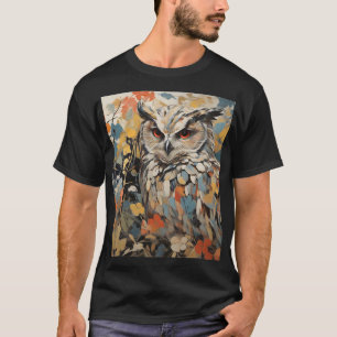 Schale und Blume in Frühlingsgemälden T-Shirt