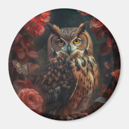 Schale und Blume Magnet