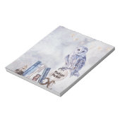 Schale und Bücher Notizblock (Rotiert)