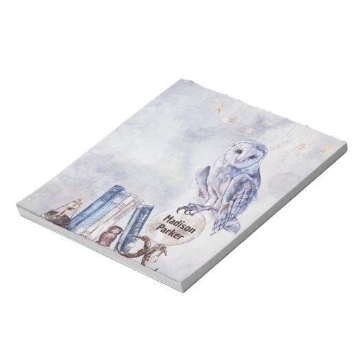 Schale und Bücher Notizblock (Rotiert)