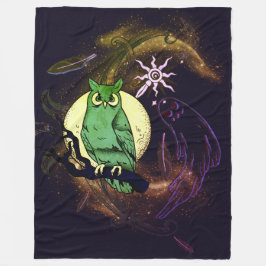 Schale und Gespenst Fleecedecke
