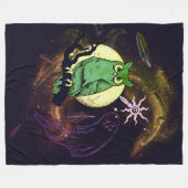 Schale und Gespenst Fleecedecke (Vorderseite (Horizontal))