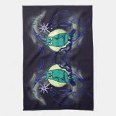 Schale und Gespenst Geschirrtuch (Vertikal)