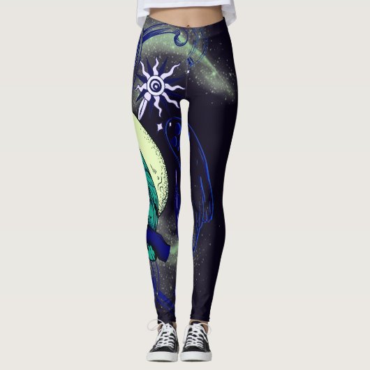 Schale und Gespenst Leggings (Vorderseite)