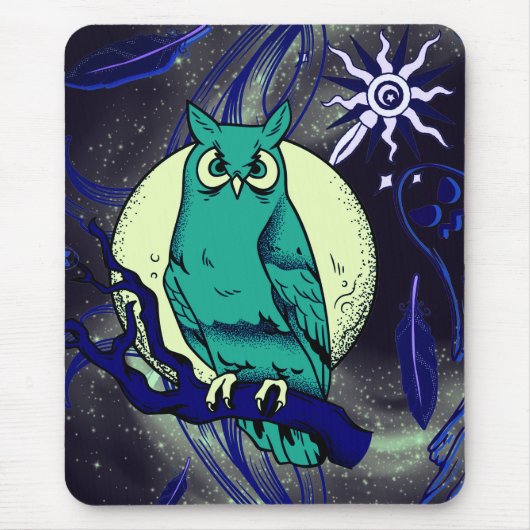 Schale und Gespenst Mousepad (Vorne)