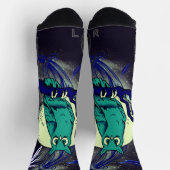 Schale und Gespenst Socken (Oben)