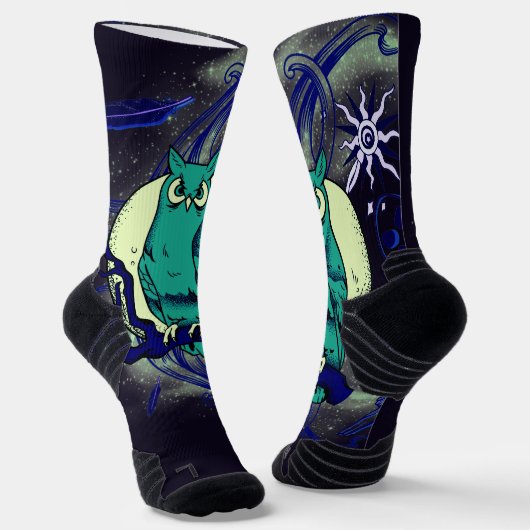 Schale und Gespenst Socken (Gewinkelt)