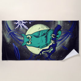 Schale und Gespenst Strandtuch