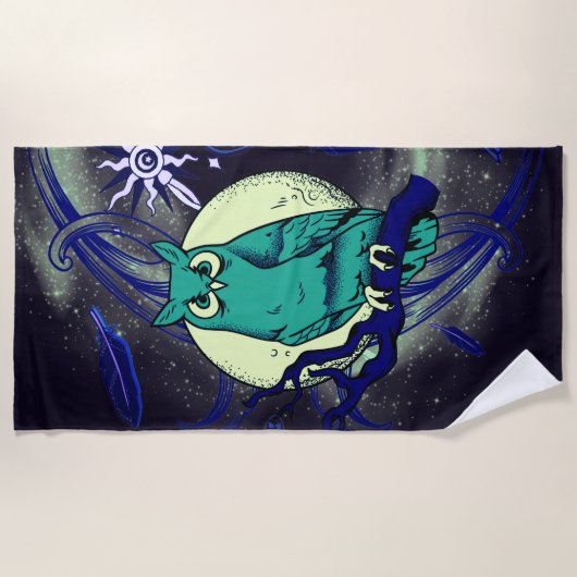 Schale und Gespenst Strandtuch (Vorderseite)