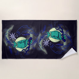 Schale und Gespenst Strandtuch