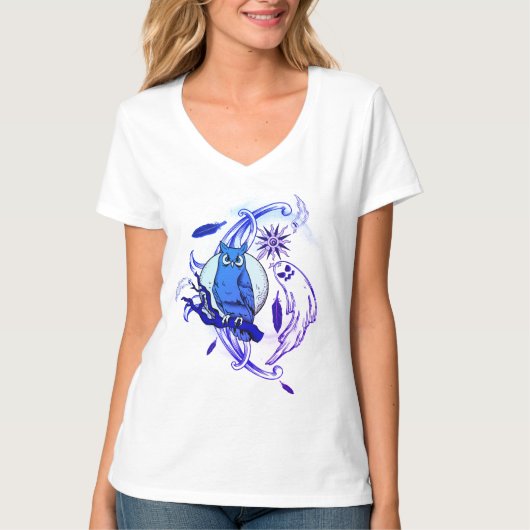 Schale und Gespenst T-Shirt (Vorderseite)