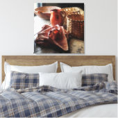 Schale und Korbkörbe Leinwanddruck (Insitu (Schlafzimmer))