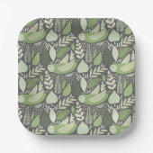 Schale und Natur Pappteller (Vorderseite)