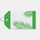 Schale und Palm/Außenwände Geschenkanhänger (Rückseite Horizontal)