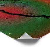 Schale und Riss Poster (Ecke)
