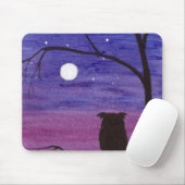 Schale und Vollmond Mousepad (Mit Mouse)