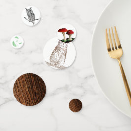 Schale und Wald Konfetti