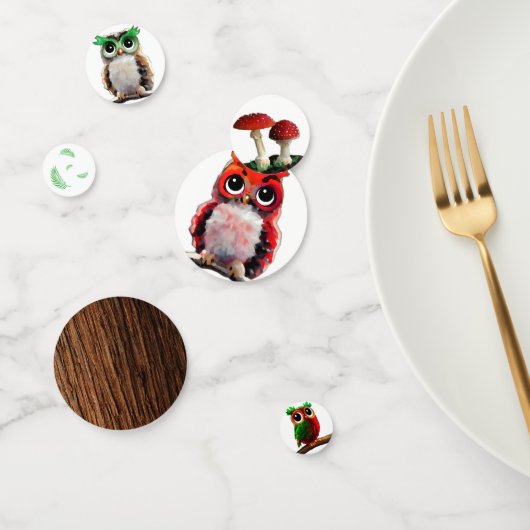 Schale und Wald Konfetti (Gruppe)