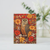 Schale und Zinnia-Blume Postkarte (Stehend Vorderseite)
